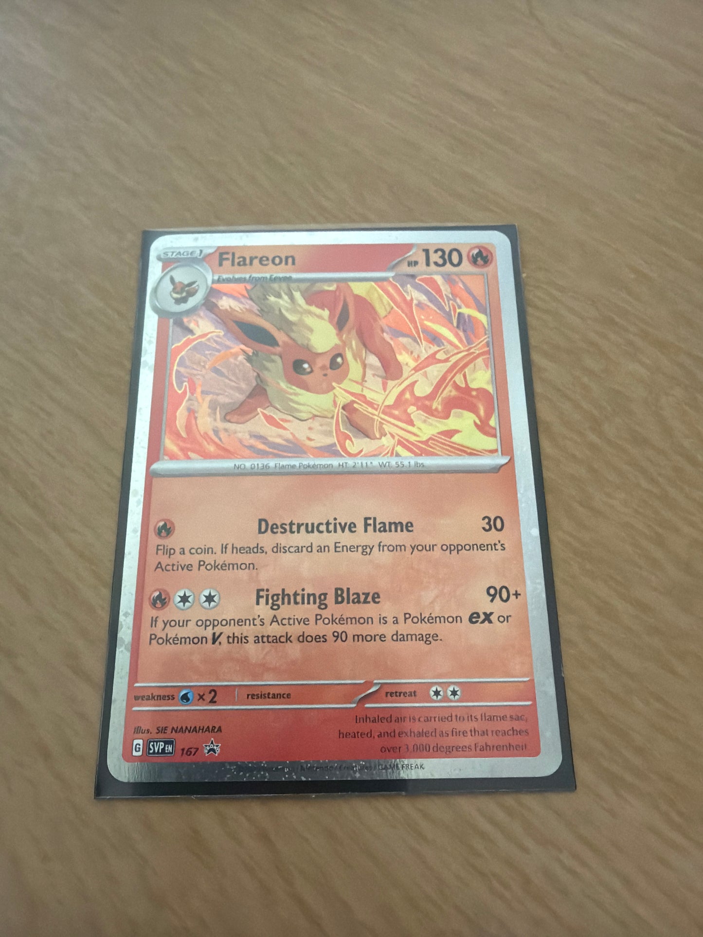 Flareon Black Star Promo - Prismatic Evolutions - 167