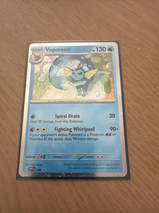 Vaporeon Black Star Promo - Prismatic Evolutions - 168