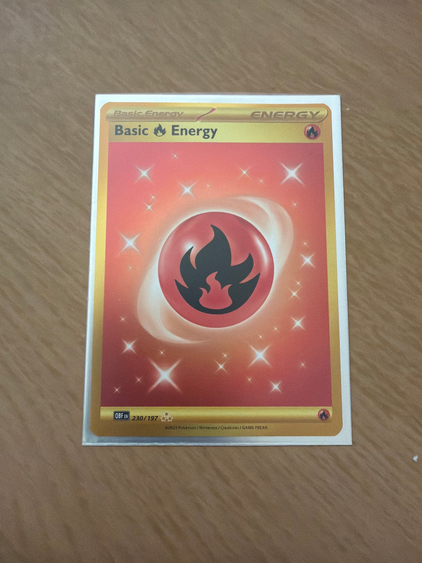 Basic Gold Energy - Obsidian Flames - 230/197