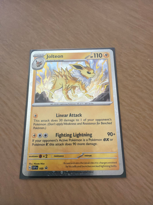 Jolteon Black Star Promo - Prismatic Evolutions - 169