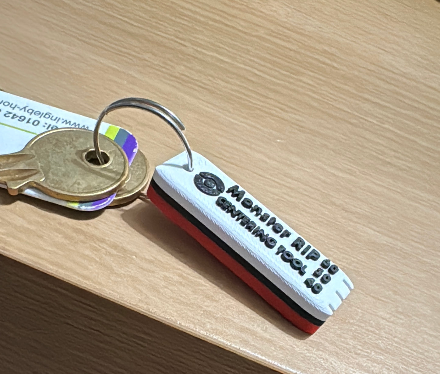 TCG Pokemon Grading Centering Tool Keychain -One Piece,Yu-Gi-Oh and Sports Cards