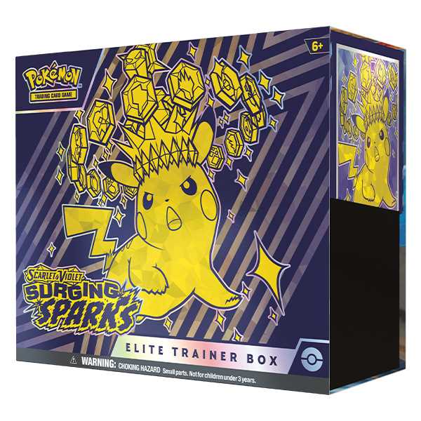 Scarlet & Violet 8 - Surging Sparks - Elite Trainer Box RRP £49.99