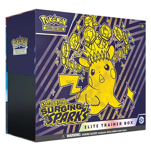 Scarlet & Violet 8 - Surging Sparks - Elite Trainer Box RRP £49.99